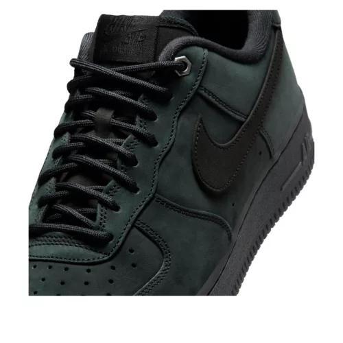 Nike Air Force 1 Low '07 WB Triple Black Nubuck utcai sneaker férfi