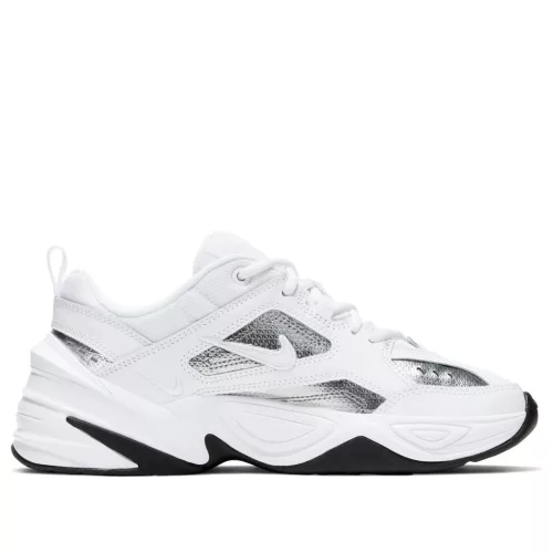 Nike M2K Tekno White Metallic Silver Black (Women's) női utcai sneaker