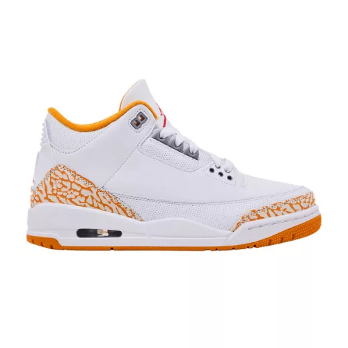 Jordan 3 Retro Orange Citrus (Women's) magas szárú sneaker – termékfotó, oldalnézet