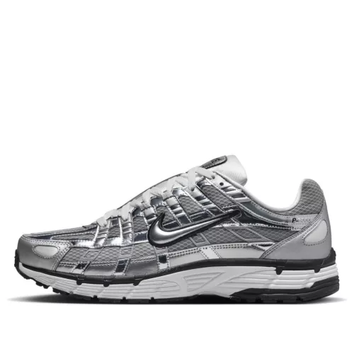 Nike P-6000 Metallic Silver alacsony szárú sneaker – termékfotó, oldalnézet