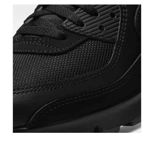 Nike Air Max 90 Recraft Triple Black alacsony szárú sneaker – termékfotó, oldalnézet