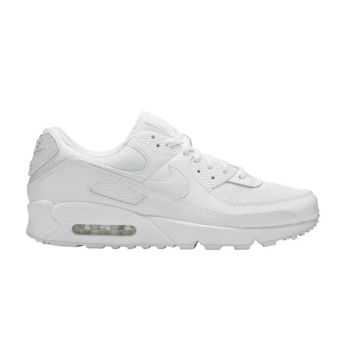 Nike Air Max 90 Recraft Triple White alacsony szárú sneaker – termékfotó, oldalnézet