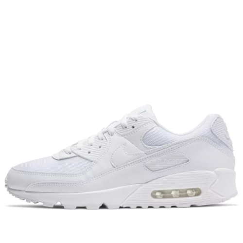 Nike Air Max 90 Recraft Triple White alacsony szárú sneaker – termékfotó, oldalnézet