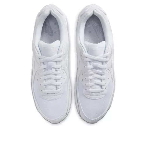 Nike Air Max 90 Recraft Triple White alacsony szárú sneaker – termékfotó, oldalnézet