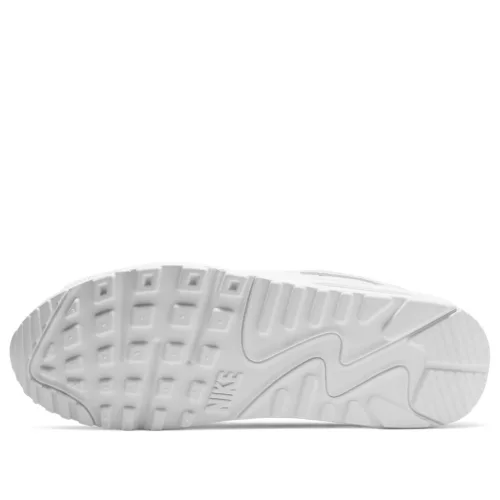 Nike Air Max 90 Recraft Triple White alacsony szárú sneaker – termékfotó, oldalnézet