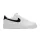 Nike Air Force 1 Low '07 White Black Pebbled Leather alacsony szárú sneaker – termékfotó, oldalnézet