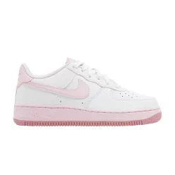 Nike Air Force 1 Low White Pink (GS) alacsony szárú sneaker – termékfotó, oldalnézet