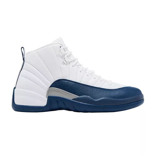 Jordan 12 Retro French Blue (2025) férfi magas szárú kosárlabdacipő fehér kék