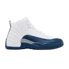 Jordan 12 Retro French Blue (2025) férfi magas szárú kosárlabdacipő fehér kék