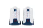 Jordan 12 Retro French Blue (2025) férfi magas szárú kosárlabdacipő fehér kék