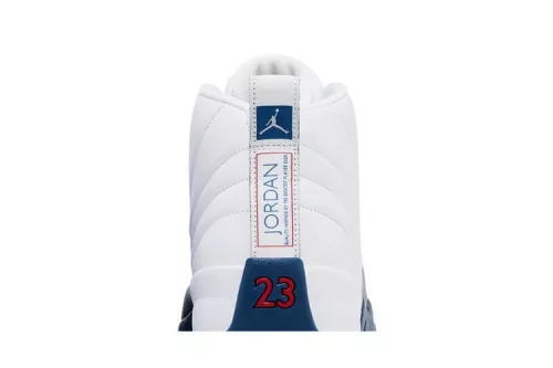 Jordan 12 Retro French Blue (2025) férfi magas szárú kosárlabdacipő fehér kék