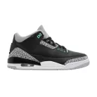Jordan 3 Retro Green Glow alacsony szárú sneaker – termékfotó, oldalnézet