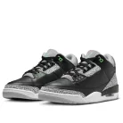 Jordan 3 Retro Green Glow alacsony szárú sneaker – termékfotó, oldalnézet