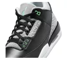 Jordan 3 Retro Green Glow alacsony szárú sneaker – termékfotó, oldalnézet