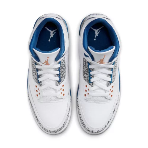 Jordan 3 Retro Wizards magas szárú sneaker – termékfotó, oldalnézet