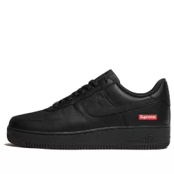 Nike Air Force 1 Low Supreme Black alacsony szárú sneaker – termékfotó, oldalnézet