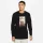 Jordan Jumpman Chimney Men's Long-Sleeve T-Shirt Black/White – termékfotó, oldalnézet