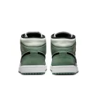 Jordan 1 Mid Dutch Green (Women's) közepes szárú sneaker – termékfotó, oldalnézet