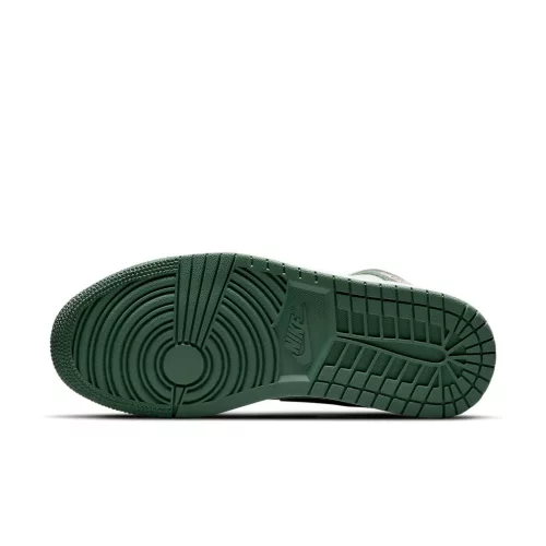 Jordan 1 Mid Dutch Green (Women's) közepes szárú sneaker – termékfotó, oldalnézet