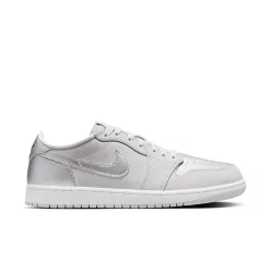Jordan 1 Low OG Metallic Silver alacsony szárú sneaker – termékfotó, oldalnézet