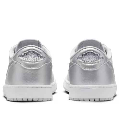 Jordan 1 Low OG Metallic Silver alacsony szárú sneaker – termékfotó, oldalnézet