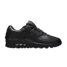Nike Air Max 90 Leather Triple Black alacsony szárú sneaker – termékfotó, oldalnézet
