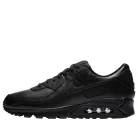 Nike Air Max 90 Leather Triple Black alacsony szárú sneaker – termékfotó, oldalnézet