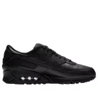 Nike Air Max 90 Leather Triple Black alacsony szárú sneaker – termékfotó, oldalnézet