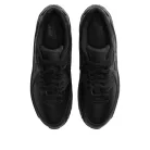 Nike Air Max 90 Leather Triple Black alacsony szárú sneaker – termékfotó, oldalnézet