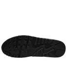 Nike Air Max 90 Leather Triple Black alacsony szárú sneaker – termékfotó, oldalnézet