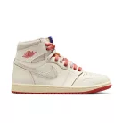 Jordan 1 Retro High Rare Air Sail Cinnabar (Women's) magas szárú sneaker – termékfotó, oldalnézet