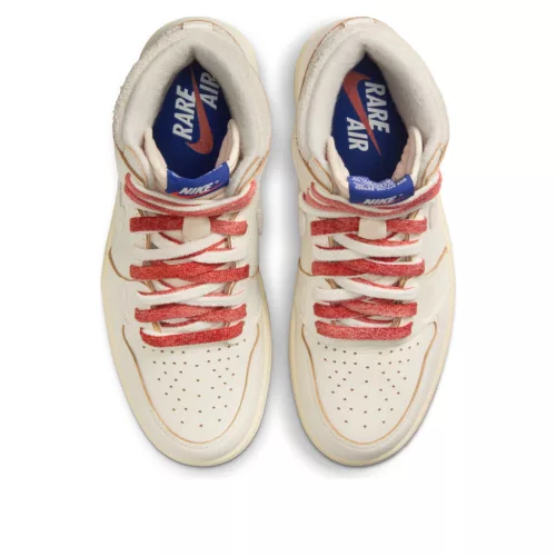 Jordan 1 Retro High Rare Air Sail Cinnabar (Women's) magas szárú sneaker – termékfotó, oldalnézet