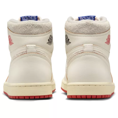 Jordan 1 Retro High Rare Air Sail Cinnabar (Women's) magas szárú sneaker – termékfotó, oldalnézet