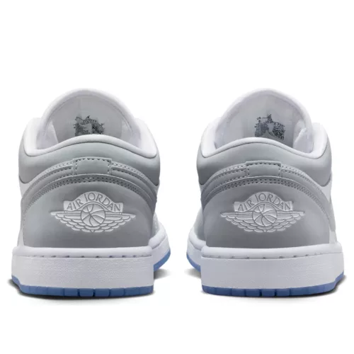 Jordan 1 Low Wolf Grey (Women's) alacsony szárú sneaker – termékfotó, oldalnézet