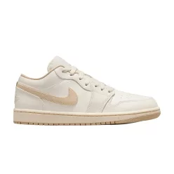 Wmns Air Jordan 1 Low 'Sail Rattan' alacsony szárú sneaker – termékfotó, oldalnézet