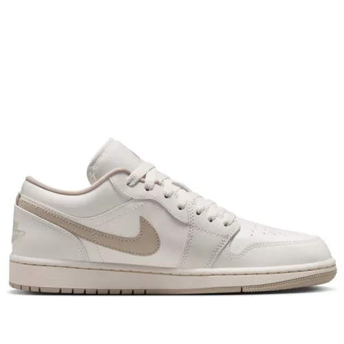 Wmns Air Jordan 1 Low 'Sail Rattan' alacsony szárú sneaker – termékfotó, oldalnézet
