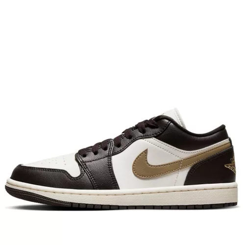 Jordan 1 Low Shadow Brown (Women's) alacsony szárú sneaker – termékfotó, oldalnézet