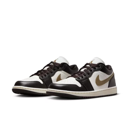 Jordan 1 Low Shadow Brown (Women's) alacsony szárú sneaker – termékfotó, oldalnézet