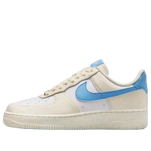Nike Air Force 1 Low '07 Next Nature Pale Ivory University Blue (Women's) alacsony szárú sneaker – termékfotó, oldalnézet