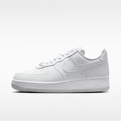 Nike Air Force 1 '07 Next Nature White Metallic Silver (Women's) alacsony szárú sneaker – termékfotó, oldalnézet
