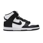 Nike Dunk High Panda Black White (2021/2024) magas szárú sneaker – termékfotó, oldalnézet