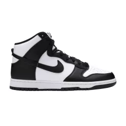 Nike Dunk High Panda Black White (2021/2024) magas szárú sneaker – termékfotó, oldalnézet