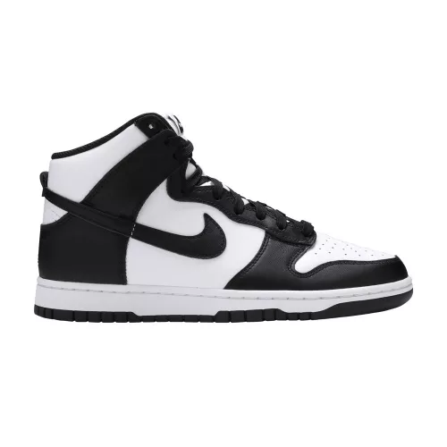 Nike Dunk High Panda Black White (2021/2024) magas szárú sneaker – termékfotó, oldalnézet