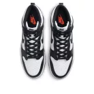 Nike Dunk High Panda Black White (2021/2024) magas szárú sneaker – termékfotó, oldalnézet