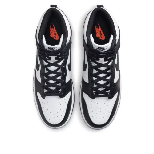 Nike Dunk High Panda Black White (2021/2024) magas szárú sneaker – termékfotó, oldalnézet