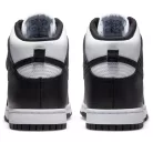 Nike Dunk High Panda Black White (2021/2024) magas szárú sneaker – termékfotó, oldalnézet