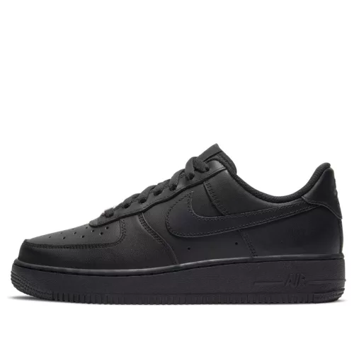 Nike Air Force 1 Low '07 Black (Women's) alacsony szárú sneaker – termékfotó, oldalnézet