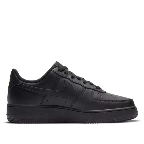 Nike Air Force 1 Low '07 Black (Women's) alacsony szárú sneaker – termékfotó, oldalnézet