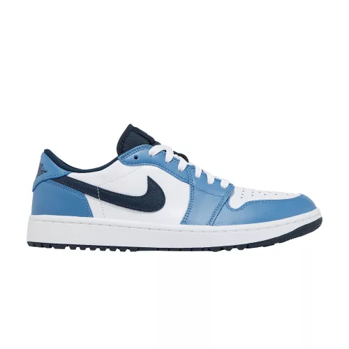 Jordan 1 Low Golf White Aegean Storm alacsony szárú sneaker – termékfotó, oldalnézet