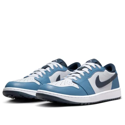 Jordan 1 Low Golf White Aegean Storm alacsony szárú sneaker – termékfotó, oldalnézet